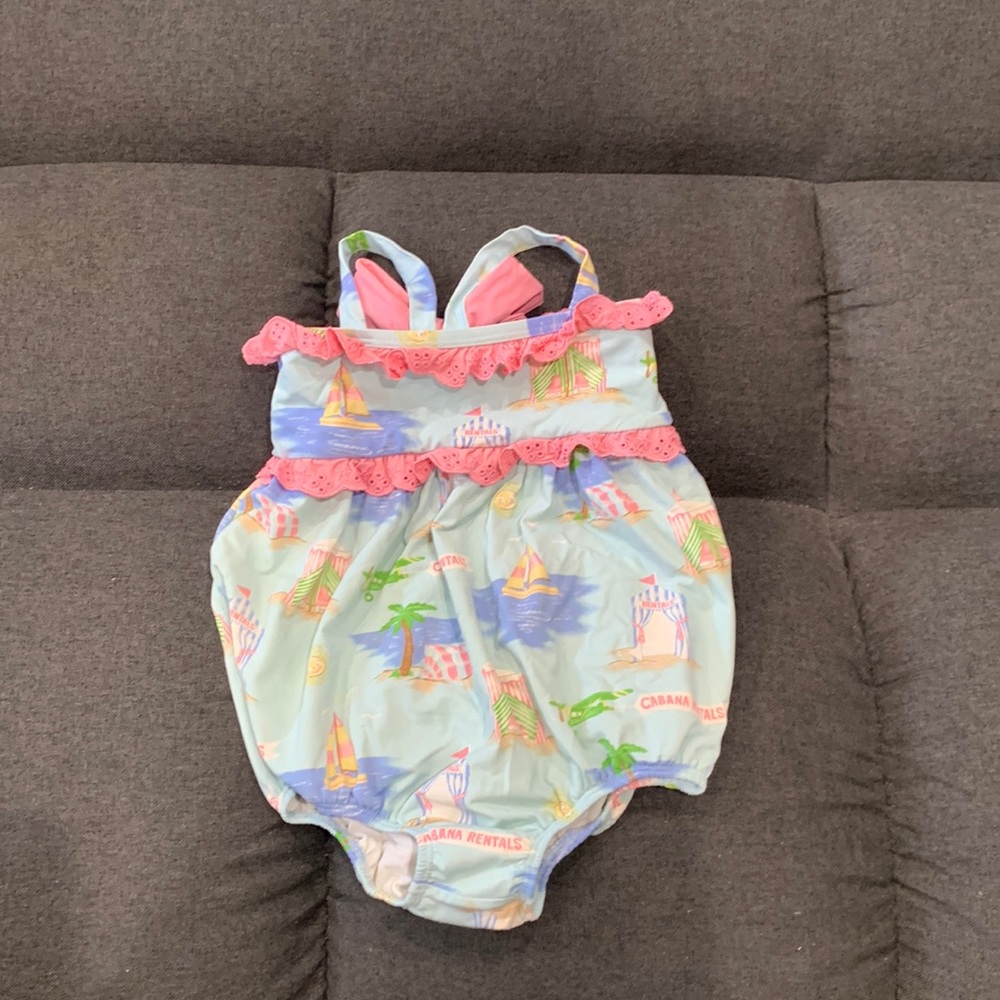 TBBC Bubble Bathing Suit cabana rentals 3T